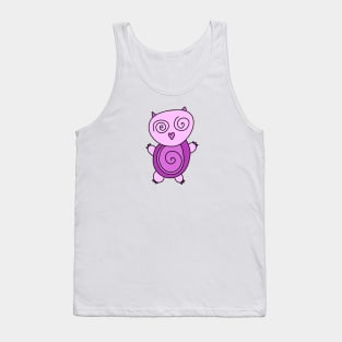 Cute Crazed Lovestruck Valentines Day Doodle Monster Creature Cartoon, made by EndlessEmporium Tank Top